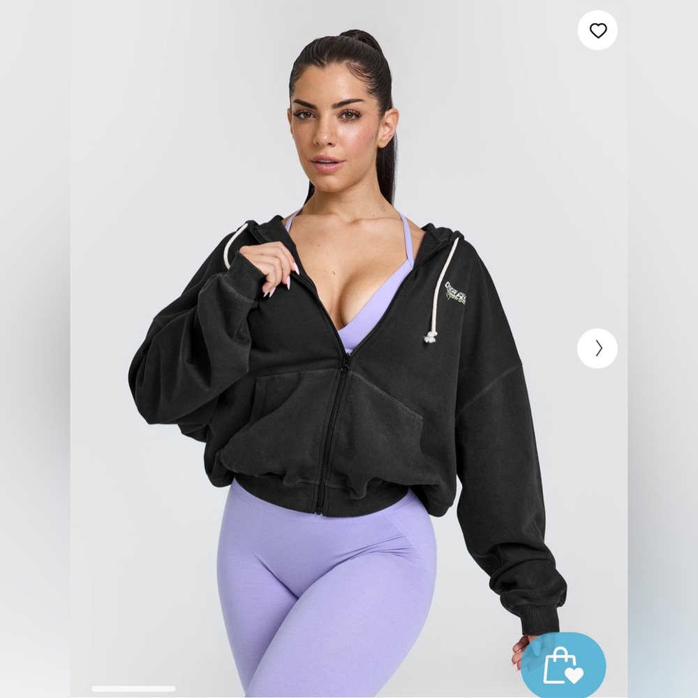 Oner active raw lounge zip hoodie